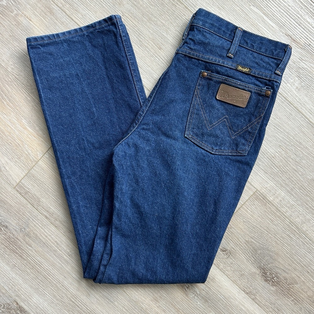 Vintage Wrangler Jeans Mens 34x33 Cowboy Cut 936DEN Made USA 90s Denim